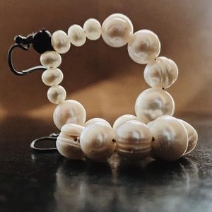 Kalosoma White Freshwater Pearl Bracelet NWT